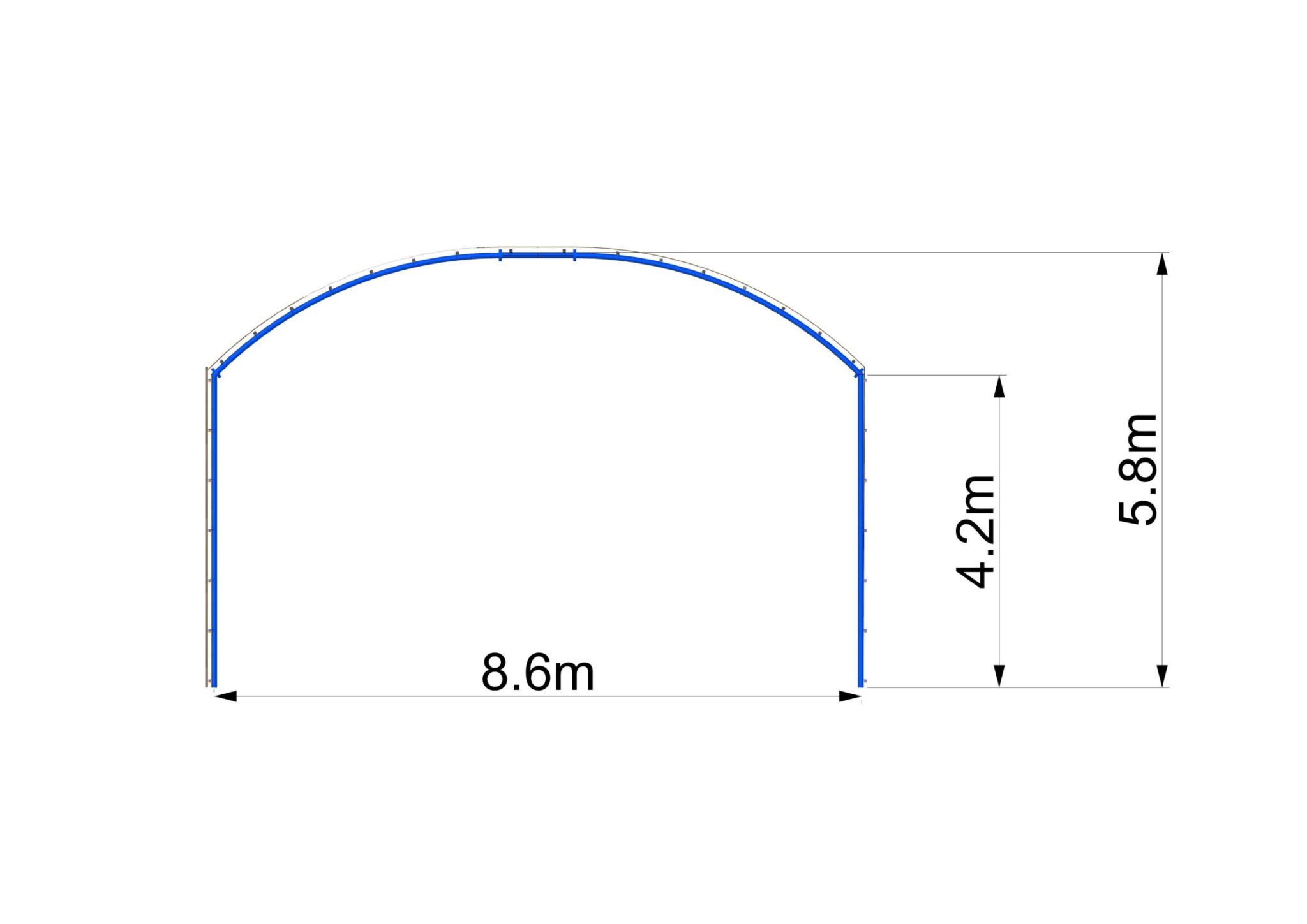 Hala - proste ściany 2 hala proste sciany konstrukcja