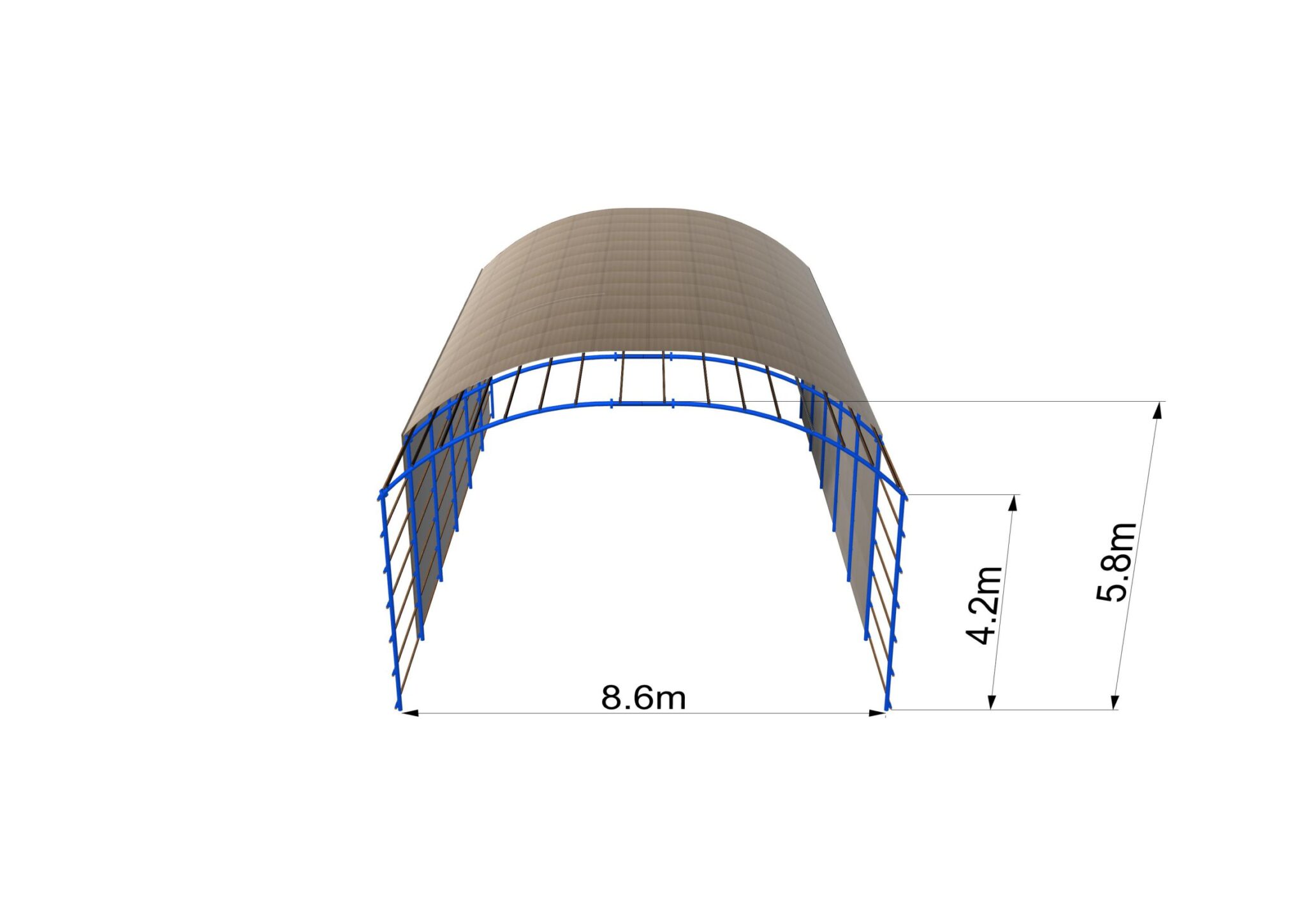 Hala - proste ściany 3 hala proste sciany przod